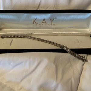 Zales Jewelers Art Deco style tennis bracelet